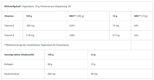 BioTech Collagen 300g Lemonade pulver