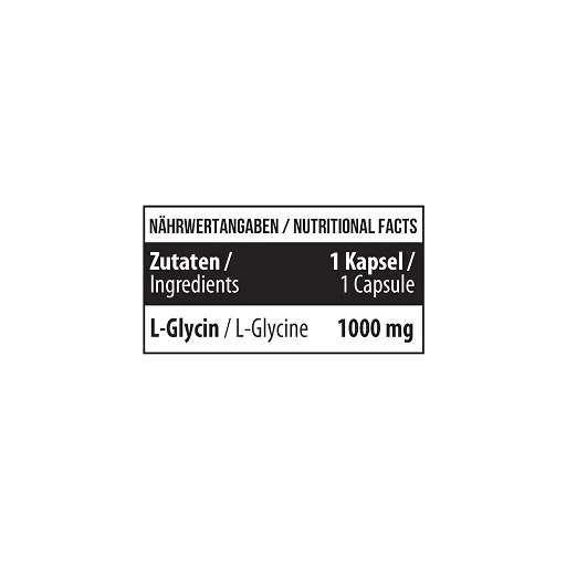 MST  Glycine 1000mg 60 Kapseln