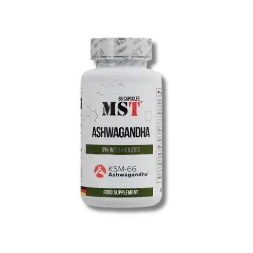 MST Ashwagandha KSM66 - 60 Kapseln reiner Ashwagandha Extrakt