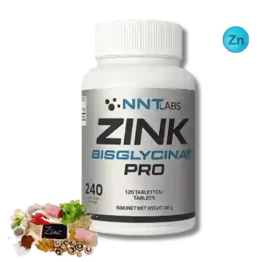 NNT Zink 50mg Bisglycinat PRO 120 Tabletten
