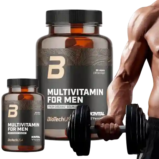 BioTech Multivitamin For Men from organic sources 60 Tabletten